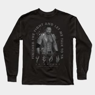 LA Knight BW style Long Sleeve T-Shirt